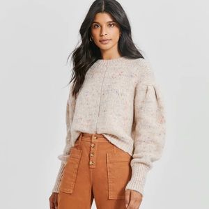 Something Navy Dongeal Crew Neck Sweater